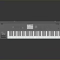 YAMAHA Electronic Keyboard With Black And White Keys Gray Body Control Panel And Buttons