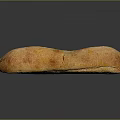 Freshly Baked Long Loaf Artisan Bread With Golden Crust And Soft Interior