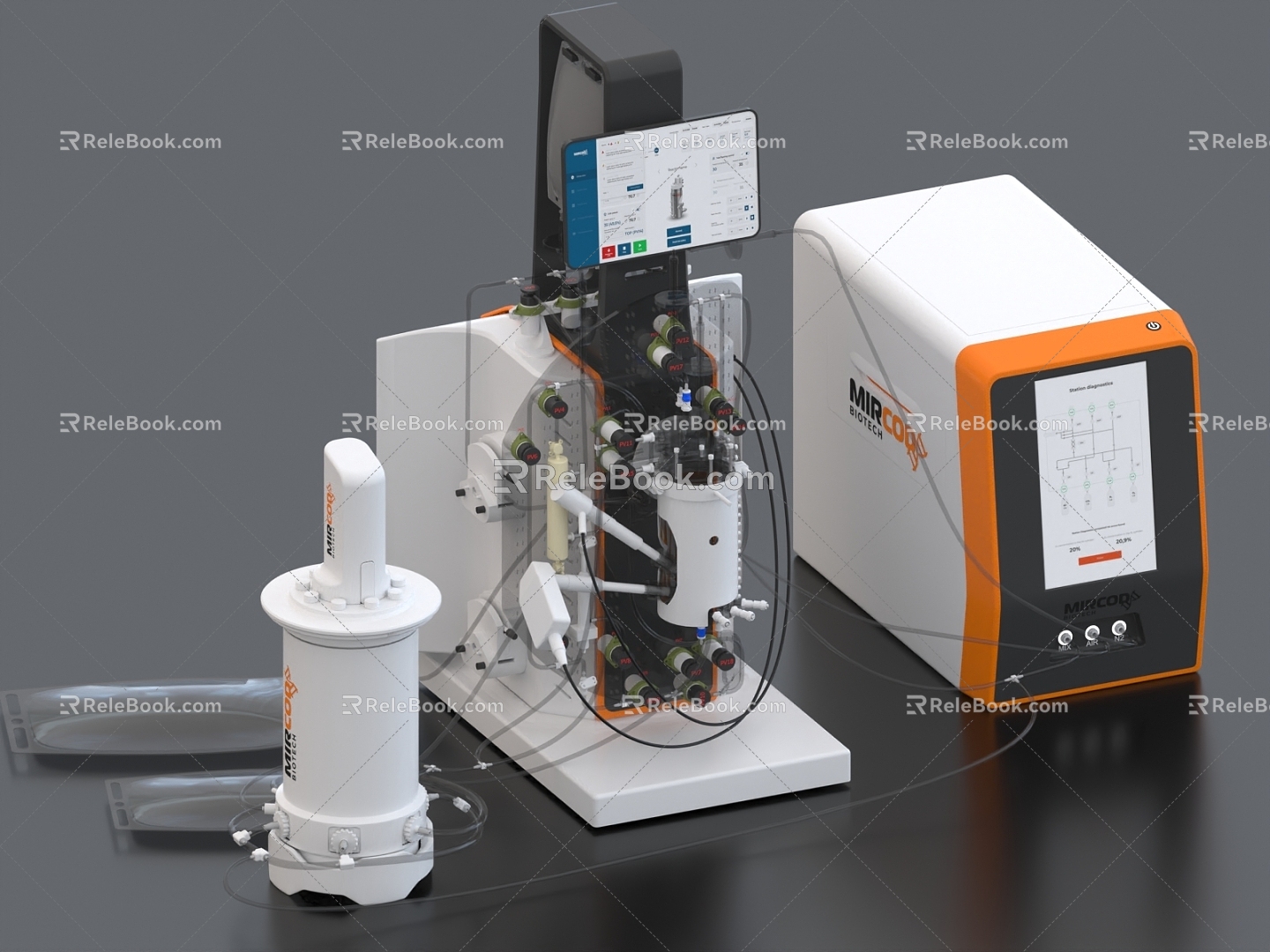 Antigen Receptor Manufacturing Machine T Cell Manufacturing Machine Medical Devices Medical Devices Genetic Engineering Equipment 3d model