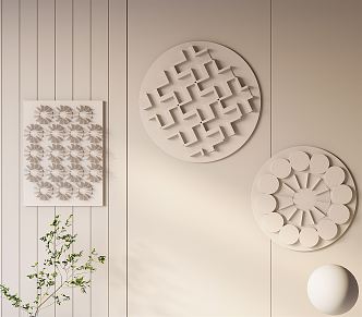 Modern Wall Decoration 3d model