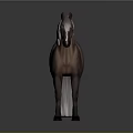 Brown And White Horse 3D Model Specialty Store Featuring Detailed Lifelike Design
