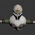 Adorable Rabbit Stuffed Toy Featuring White Ears Green Outfit Red Sash And Arms Outstretched