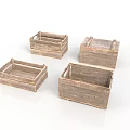 Wooden Storage Boxes In Various Sizes For Home Organization And Decor