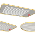 Modern ceiling light grille ceiling light 3d model