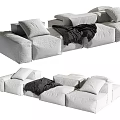 Modern Multiplayer Sofa 3d model