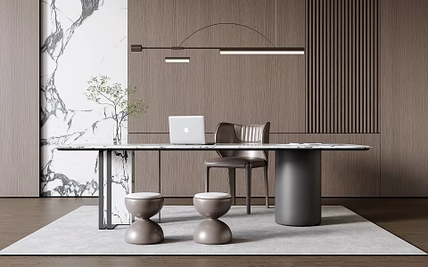 Modern Italian Desk Chair 3d model