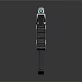Futuristic Metallic Gun Design With Tactical Scope And Ergonomic Grip