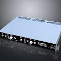 Professional Audio Electronic A D Converter With Front Panel Knobs Controls And Silver Design