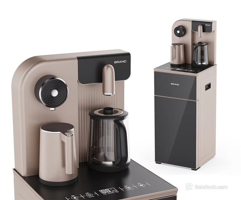 SHARKO Modern Home Appliances Coffee Maker Water Dispenser With Stylish Design 3d model 