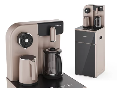SHARKO Modern Home Appliances Coffee Maker Water Dispenser With Stylish Design 3d model