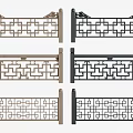 Decorative Fence Designs With Intricate Patterns In Brown And Black Finishes