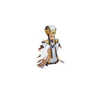 Q version of the Three Kingdoms Zhuge Liang with binding 201482174 3d model