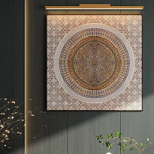 decorative painting 3d model