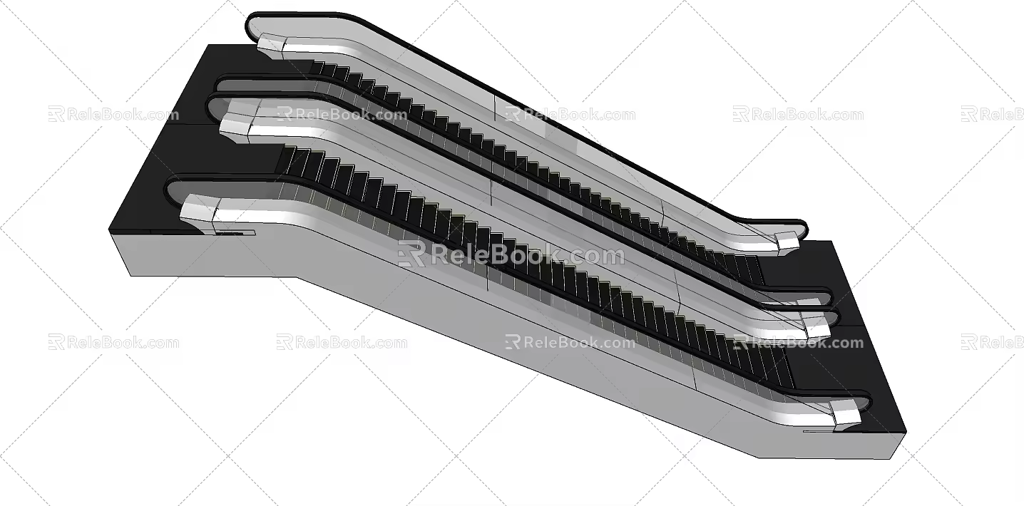 Style Escalator Escalator 3d model