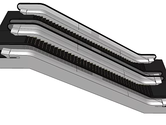 Style Escalator 3d model