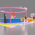Fun Interactive Zone With Colorful Maze Spring Bed And People Activities In 2025 Things Space