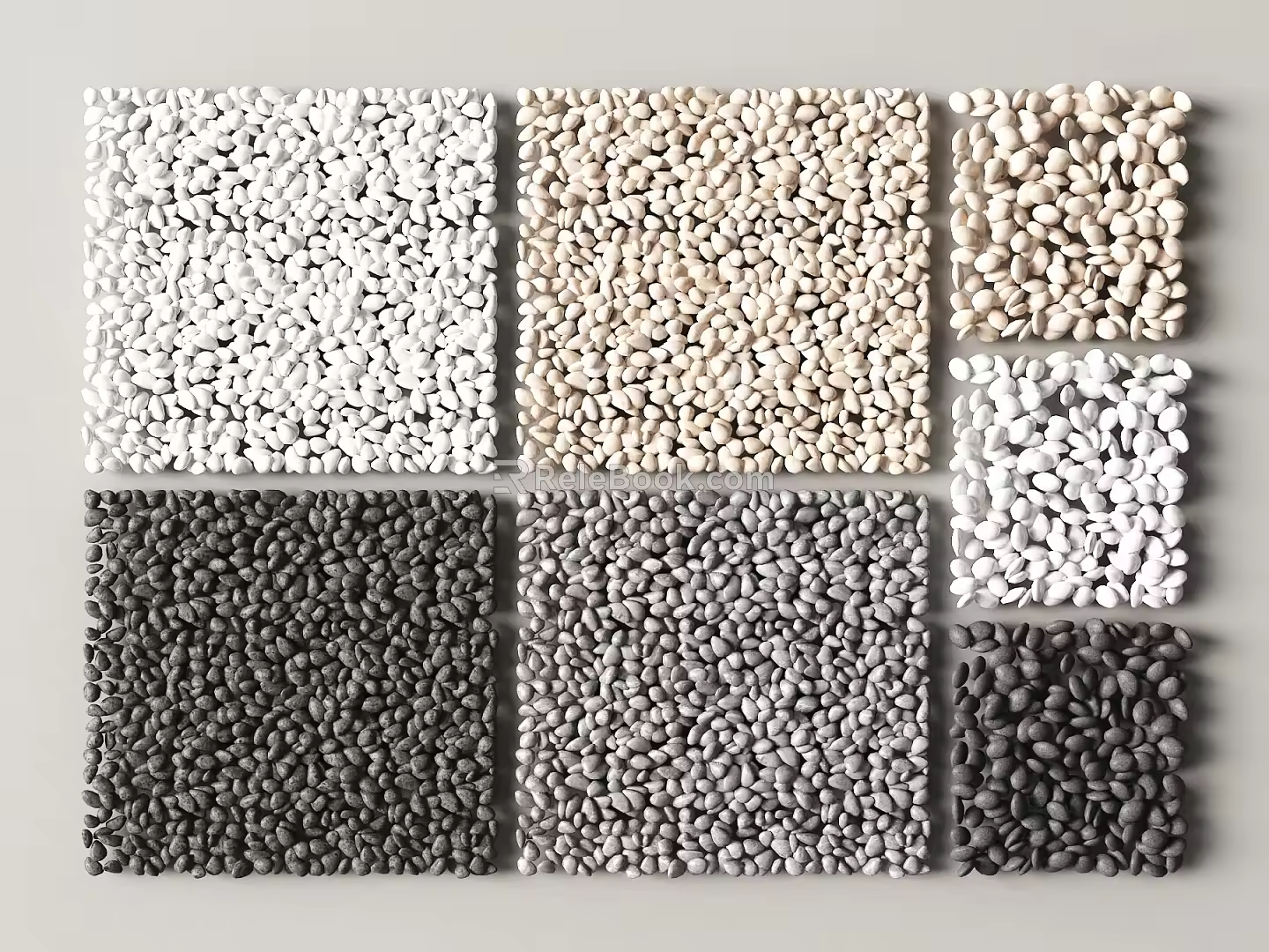 Ting Step Pebbles Gravel Pebbles Ting Step Stone Ting Step Gravel Ting Step 3d model