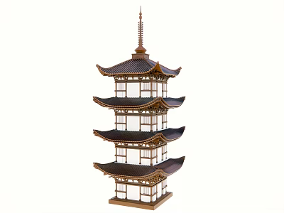Chinese Tower 3d model