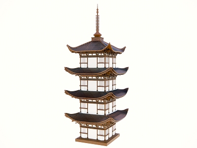 Chinese Tower 3d model