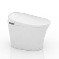 Modern intelligent toilet 3d model