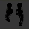 Gloves Handguard Realistic Game Items 3d model