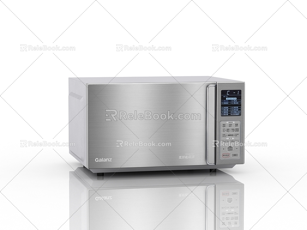 Microwave oven 3d model