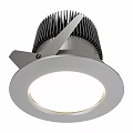 Modern LED Downlight Spotlight with Aluminum Housing Heat Dissipation Design and Ceiling Installation