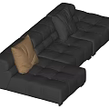 Mid-Ancient Multiplayer Sofa Modern Multiplayer Sofa 3d model