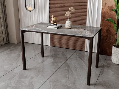 Slate Dining Table model