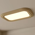 Modern Sleek Rectangle Ceiling Light With Gold Frame And Soft White Illumination For Indoor Use 3d model