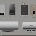 Home Water Heaters Including Wall Mounted And Storage Types For Daily Use 3d model