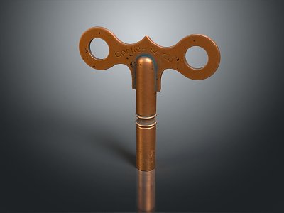 modern key old key antique key classical key 3d model