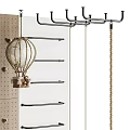 Playground Equipment With Climbing Wall Hot Air Balloon Ladder And Rings