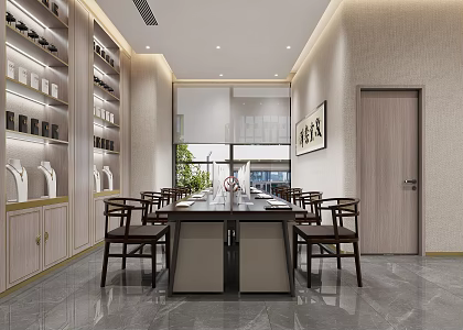 New Chinese Jewelry Store 3d model