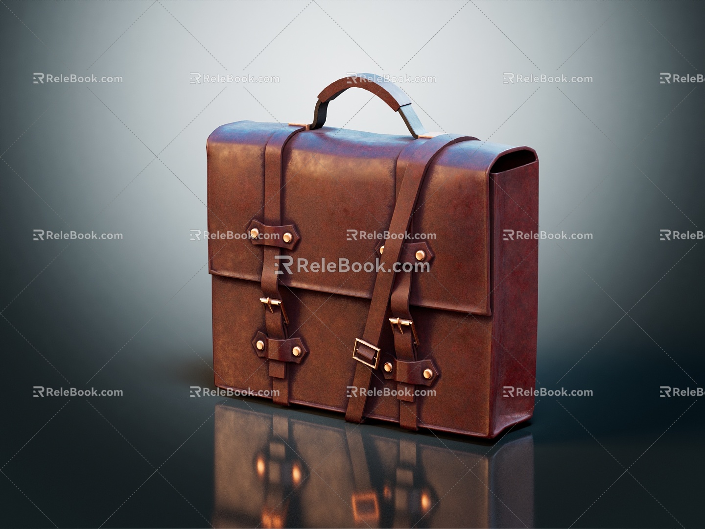 Modern Bag Leather Bag Briefcase Cambridge Bag 3d model