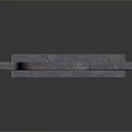 Stone Bench With Sculptural Top Featuring Two Heads And Curved Design