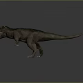 Realistic Tyrannosaurus Rex Dinosaur Figure With Open Mouth Sharp Teeth Strong Legs Detailed Skin