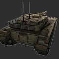 Tank Realistic Weapon Tank Soviet Tank War World War II Military Cannon 3d model