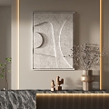 Modern three-dimensional wall decoration pendant 3d model