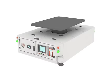 Industrial Factory Automated Handling Equipment With Control Panel And Display Screen 3d model