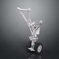 Automotive Suspension System Part With Metal Structure And Wheel Components