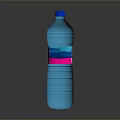 Blue Plastic Water Bottle 1.5 Liter Capacity For Daily Use