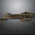 Futuristic Spacecraft Exterior Design With Sci Fi Details For Deep Space Exploration