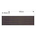 Dark Wooden Modern Desk With Unique Side Storage And Clean Design Lines