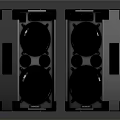 Modern audio wireless speaker wireless bluetooth speaker power amplifier audio 3d model