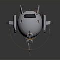 Modern Spaceship Spacecraft Spacecraft 3d model