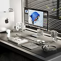 modern computer apple computer mainframe suit 3d model