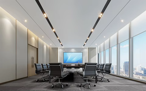 Modern Meeting Room Office Meeting Room 3d model