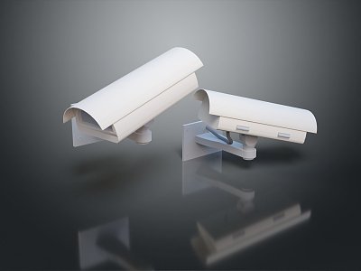 Monitoring Head Security Monitoring Camera 3d model