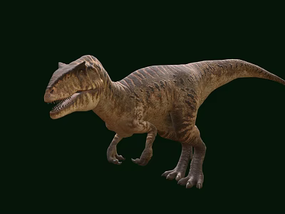 Realistic Tyrannosaurus Dinosaur Figure With Detailed Skin And Open Mouth 3d model